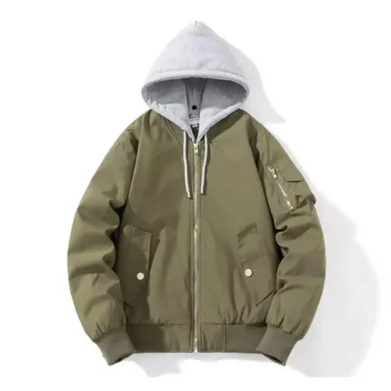 Essential Baseball Men’s Green Hoodie & Jacket