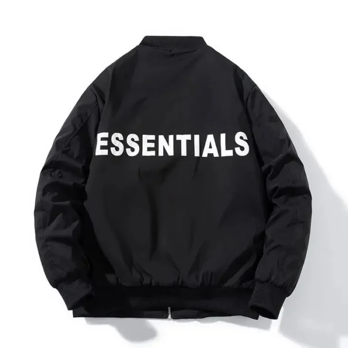 Essential Iridescent Puffer Black Jacket