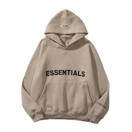 Essentials Oversized Brown Hoodie