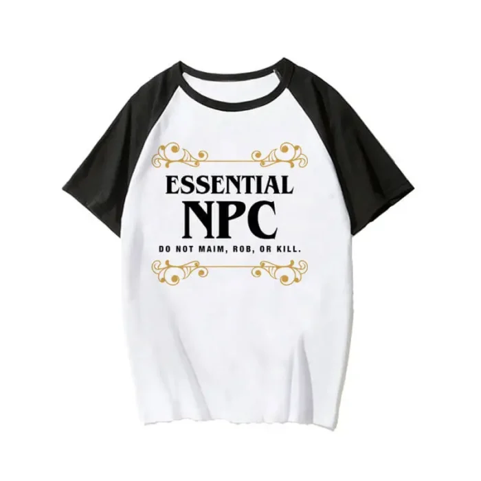 Essentials NPC Do Not Maim Rob OR Kill T-Shirt