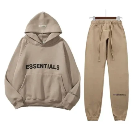 Essentials Oversized Tracksuit Brown