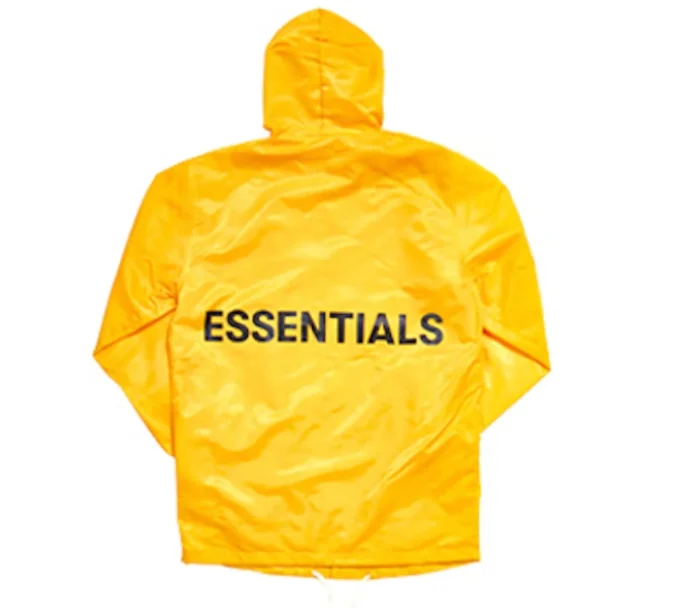 Essential Graphic Hooded Coach Yellow Jacket