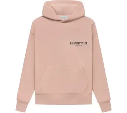 Fear Of God Essential Kids Pullover Hoodie – Pink